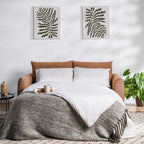Wiame - Sofá cama de 2,5 plazas - Tejido - Terracota