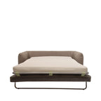 Wiame - Sofá cama de 2,5 plazas - Tela - Topo