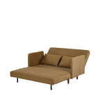 Belushi - Canapé Convertible 2 Places - Tissu - Bronze