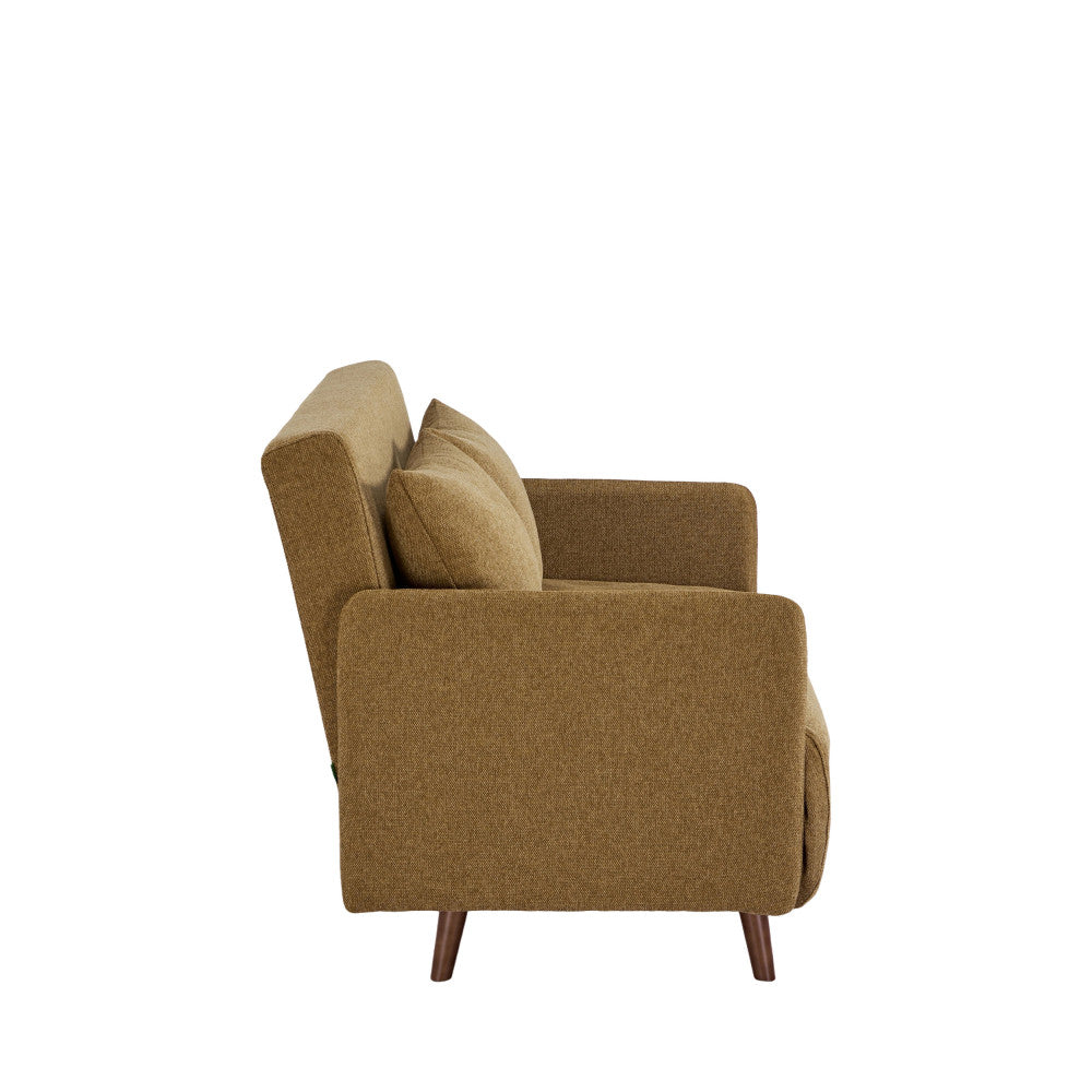 Belushi - Canapé Convertible 2 Places - Tissu - Bronze