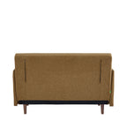 Belushi - Canapé Convertible 2 Places - Tissu - Bronze