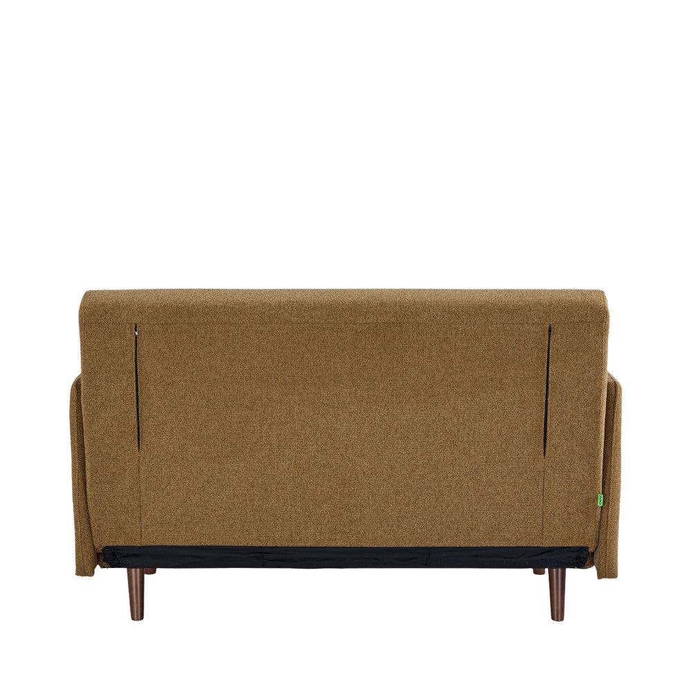 Belushi - Canapé Convertible 2 Places - Tissu - Bronze