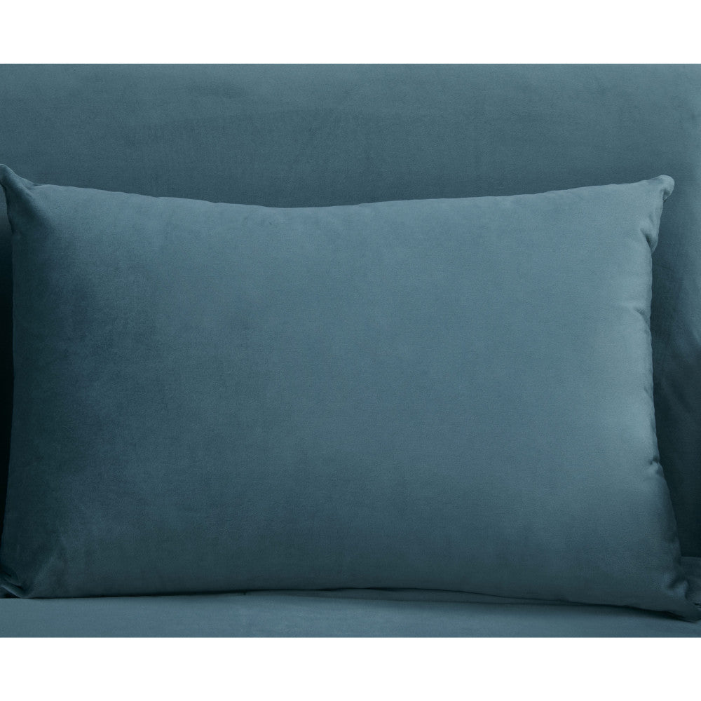 Belushi - 2-Seater Sofa Bed - Velvet - Teal Blue