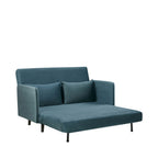 Belushi - 2-Seater Sofa Bed - Velvet - Teal Blue