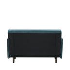 Belushi - 2-Seater Sofa Bed - Velvet - Teal Blue