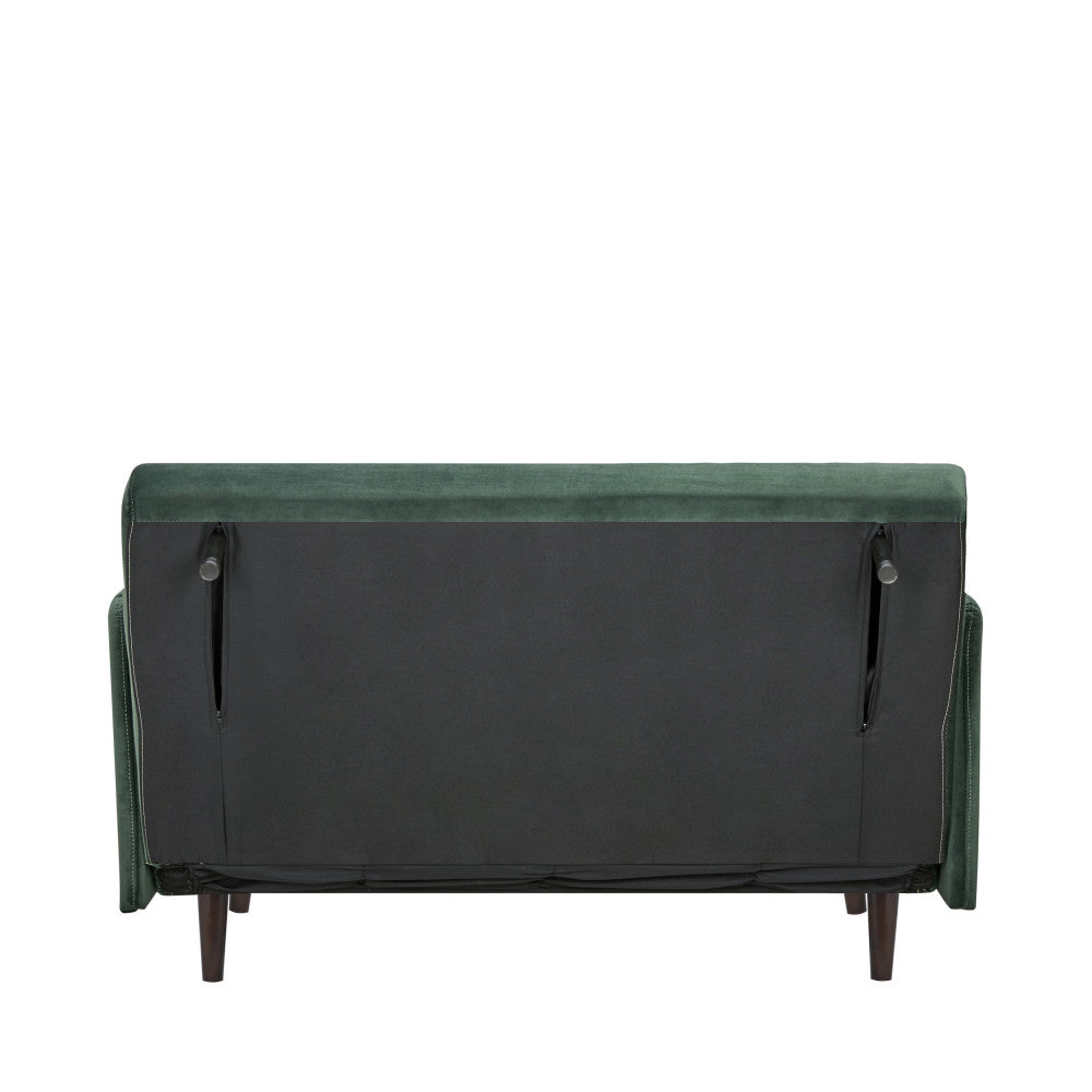 Belushi - 2-Seater Sofa Bed - Velvet - Forest Green