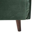 Belushi - 2-Seater Sofa Bed - Velvet - Forest Green