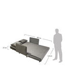 Belushi - 2-Seater Sofa Bed - Velvet - Forest Green