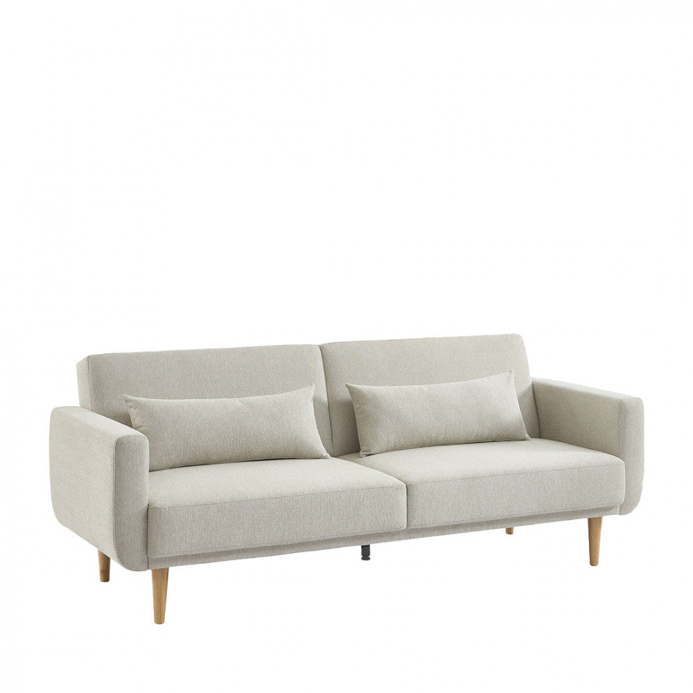 Emma - 3-Seater Sofa Bed - Fabric - Beige