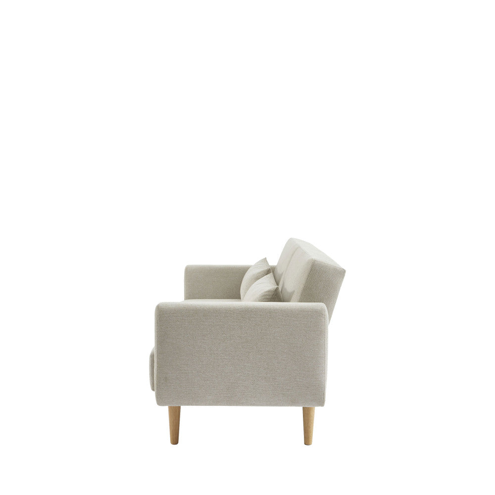 Emma - 3-Seater Sofa Bed - Fabric - Beige