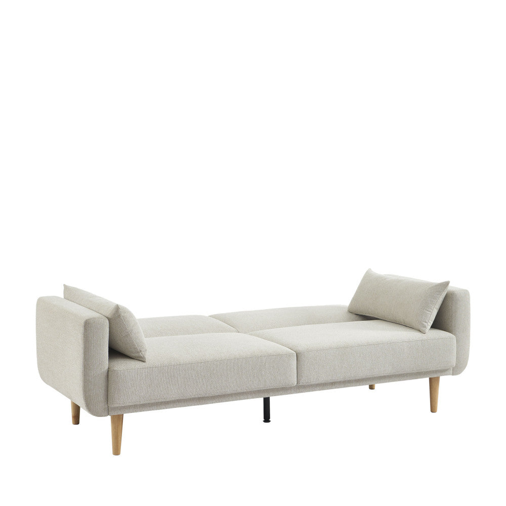 Emma - 3-Seater Sofa Bed - Fabric - Beige