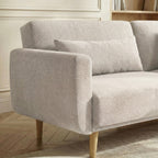 Emma - 3-Seater Sofa Bed - Fabric - Beige