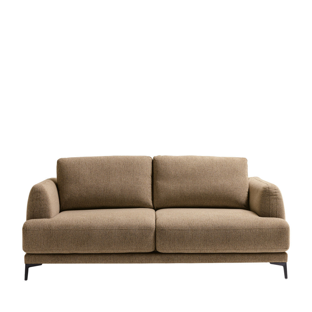Kinna - 3-Seater Express Sofa Bed - Fabric - Caramel