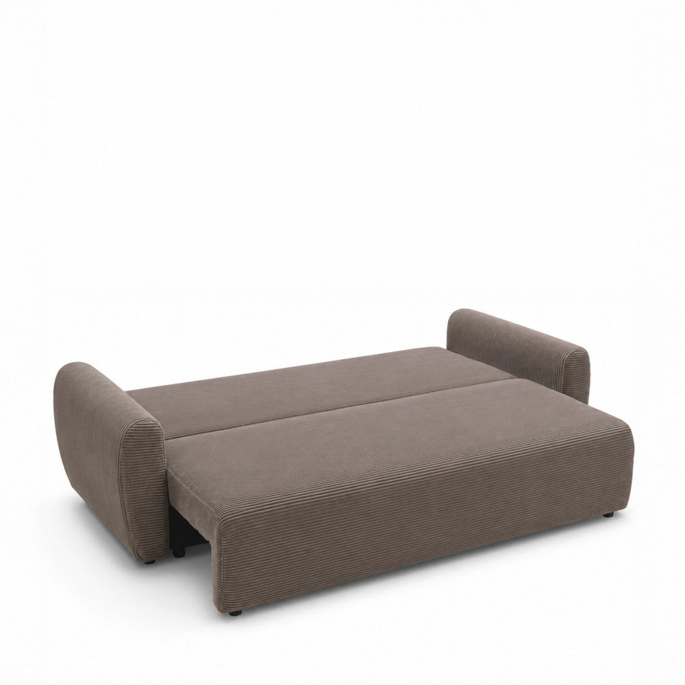 Jul - Sofá cama de 3 plazas - Pana - Topo