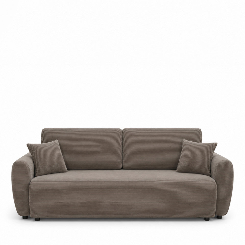 Jul - Sofá cama de 3 plazas - Pana - Topo