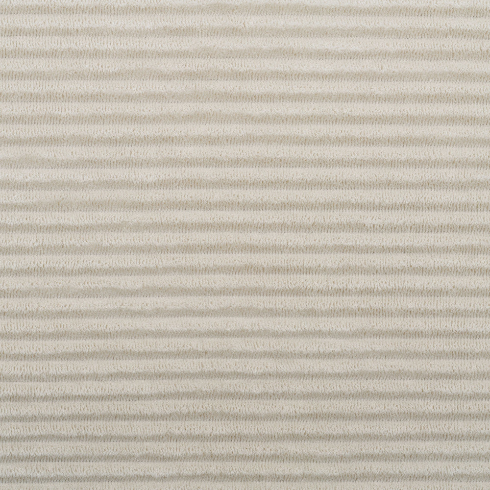 Jul - Sofá cama de 3 plazas - Terciopelo acanalado - Beige
