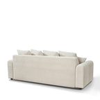 Pol - 3-Seater Sofa Bed - Corduroy - Beige