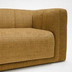 Danae - 4-Seater Sofa Bed - Chenille Fabric - Bronze
