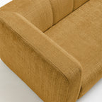 Danae - 4-Seater Sofa Bed - Chenille Fabric - Bronze