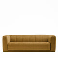 Danae - 4-Seater Sofa Bed - Chenille Fabric - Bronze