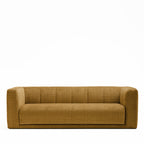 Danae - 4-Seater Sofa Bed - Chenille Fabric - Bronze
