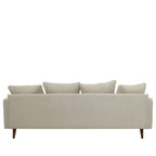 Villabon - 4-Seater Sofa Bed - Fabric - Natural Mottled