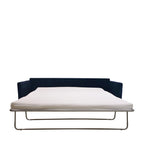 Villabon - Sofá cama de 4 plazas - Terciopelo - Azul marino