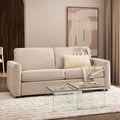 Morena - Sofá cama exprés de 3 plazas - Tejido - Beige