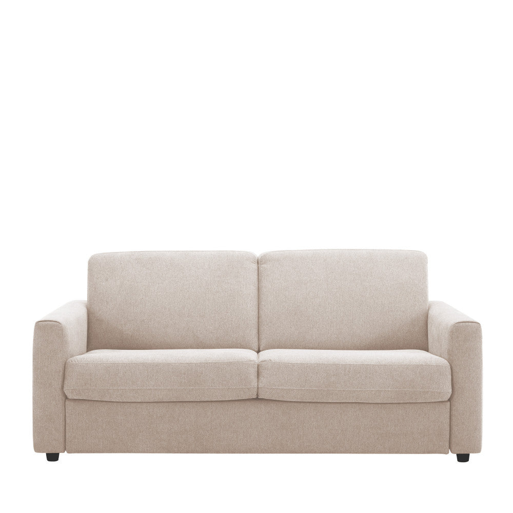 Morena - Sofá cama exprés de 3 plazas - Tejido - Beige