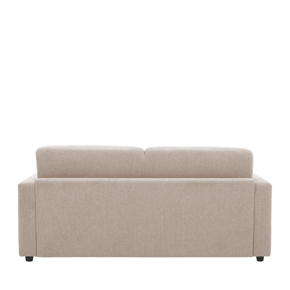 Morena - Sofá cama exprés de 3 plazas - Tejido - Beige