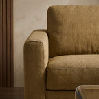 Morena - 3-Seater Express Sofa Bed - Fabric - Bronze