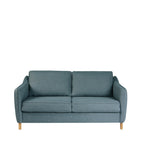 Vornay - 2-Seater Express Sofa Bed - Fabric - Petrol Blue