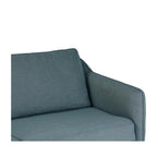 Vornay - 2-Seater Express Sofa Bed - Fabric - Petrol Blue