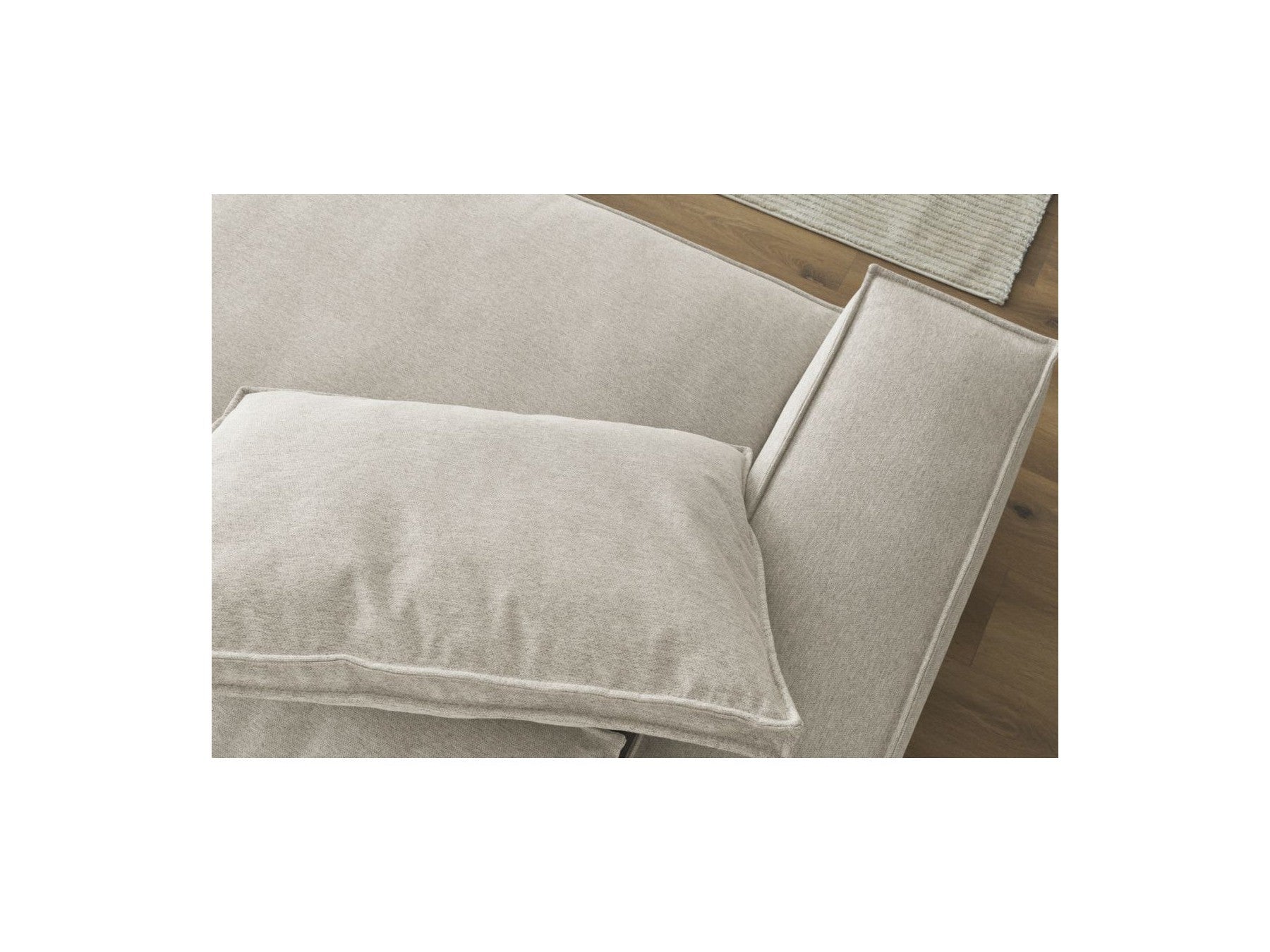 Reversible Corner Sofa Boheme Mottled Fabric