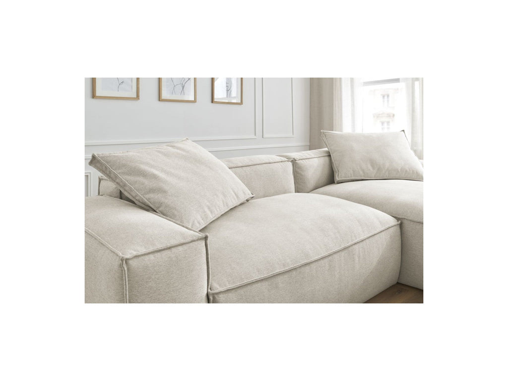 Reversible Corner Sofa Boheme Mottled Fabric