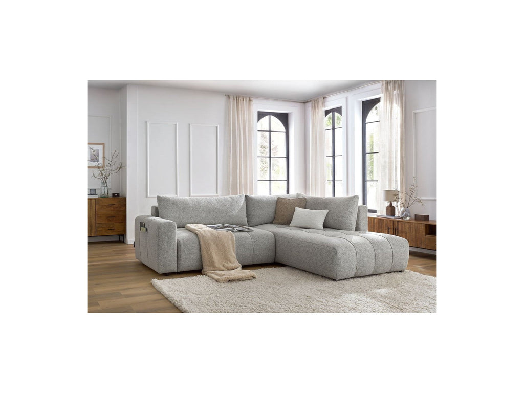 L-Shaped Corner Sofa Convertible with Storage Arsene - Right-Hand Corner