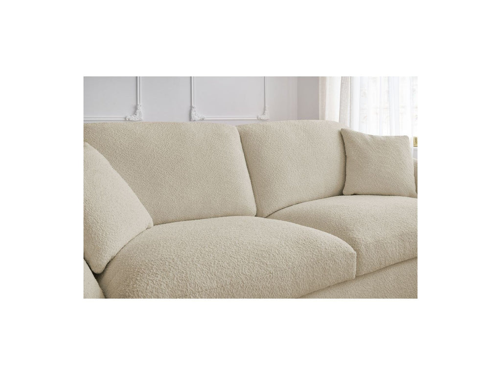 Cezanne - Straight Sofa Bed with Express Opening - Bouclé Fabric