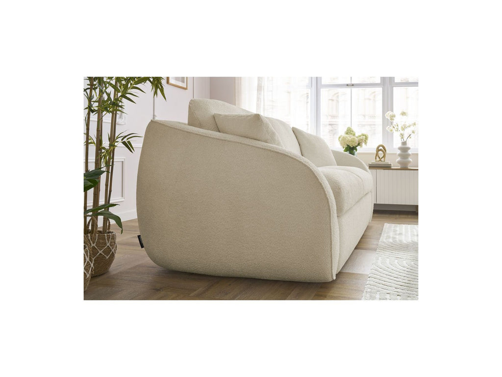 Cezanne - Straight Sofa Bed with Express Opening - Bouclé Fabric