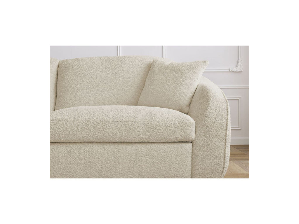 Cezanne - Straight Sofa Bed with Express Opening - Bouclé Fabric