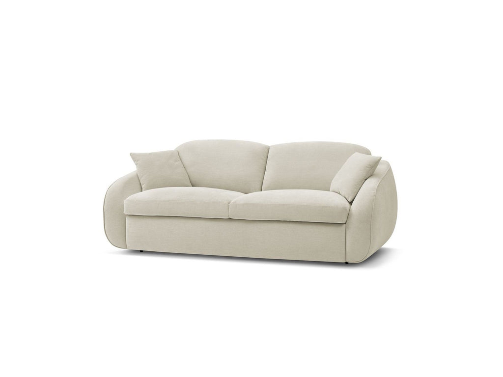 Cezanne Straight Sofa Bed with Express Opening and Smooth Fabric