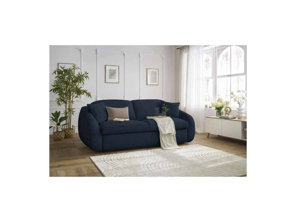 Cezanne Straight Sofa Bed with Express Opening and Smooth Fabric