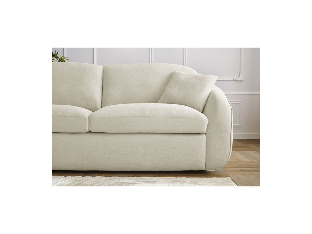 Cezanne Straight Sofa Bed with Express Opening and Smooth Fabric