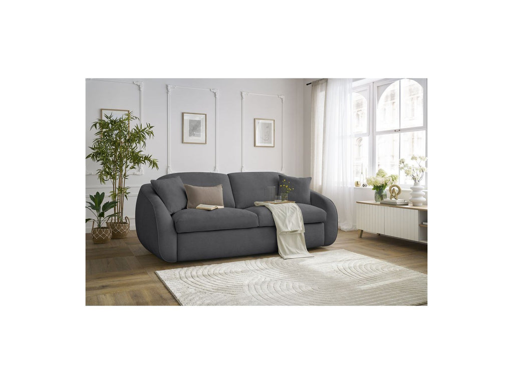 Cezanne Straight Sofa Bed with Express Opening and Smooth Fabric