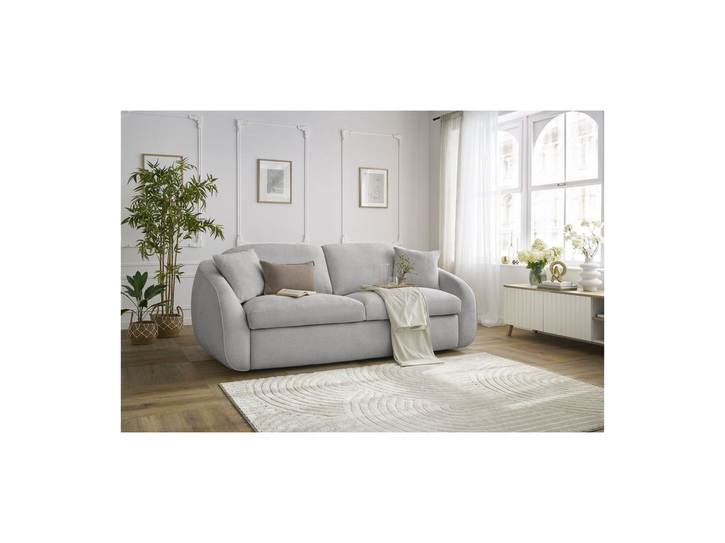 Cezanne Straight Sofa Bed with Express Opening and Smooth Fabric