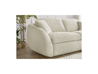 Cezanne Straight Sofa Bed with Express Opening and Smooth Fabric