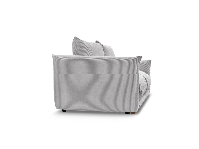 Canapé Droit Fixe 2 Places - Ernest - Tissu Velours Côtelé