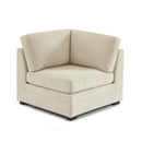 Canapé Droit Modulable 3 Pièces Billie - Tissu Chenille Beige