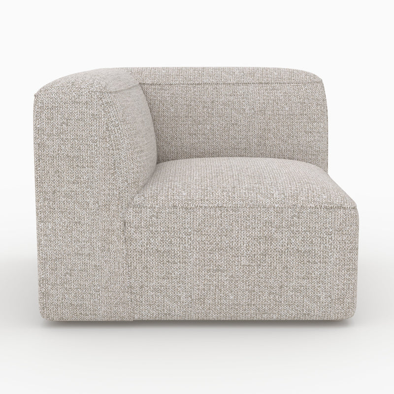 Canapé modulable Hestia en tissu beige 3 places
