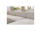 Fixed Panoramic Sofa - Megeve - Mottled Fabric - Right-Hand Corner