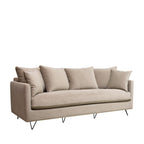 Villabon - 4-Seater Sofa - Velvet - Beige